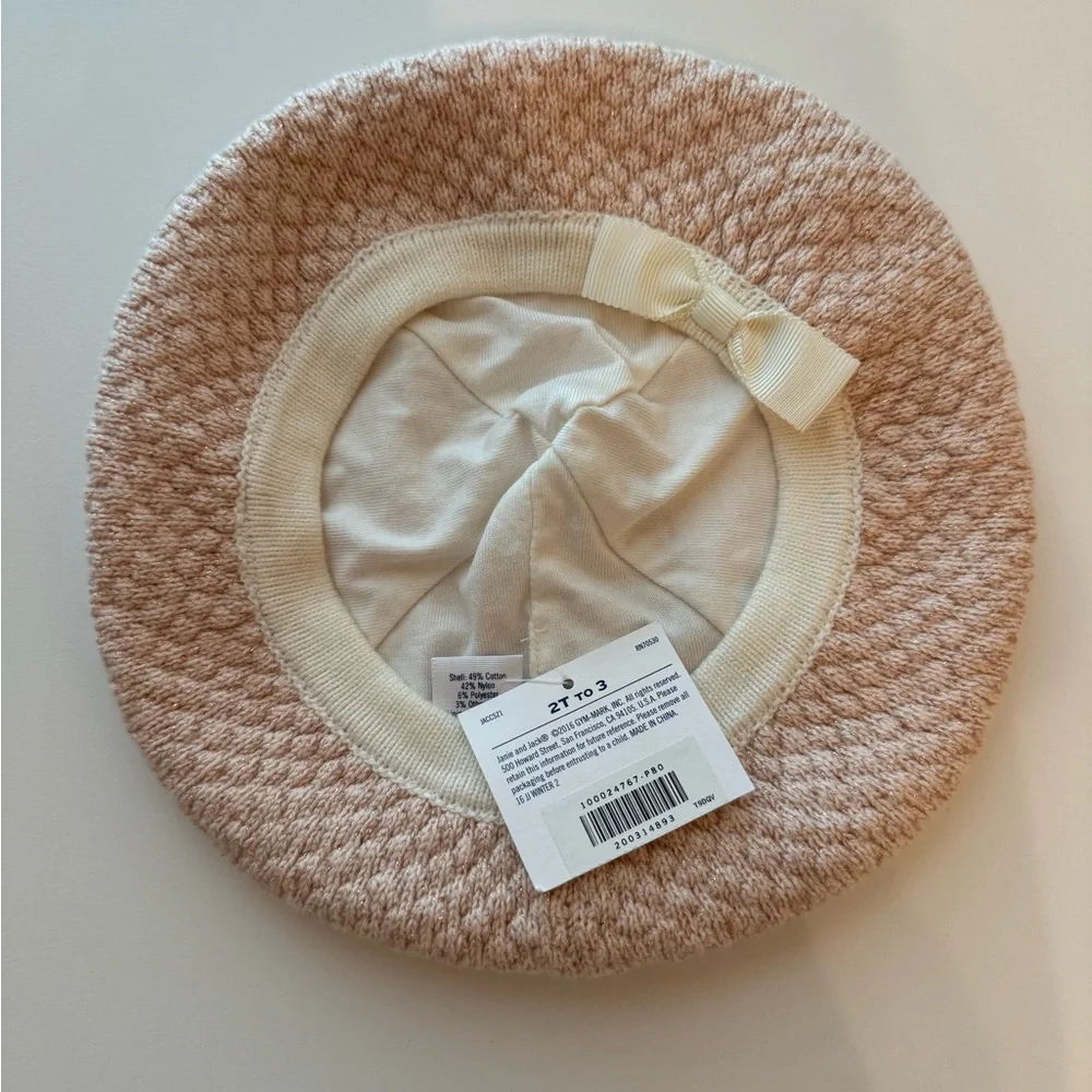 Janie and Jack Little kids Sparkle Beret Hat 2T-3